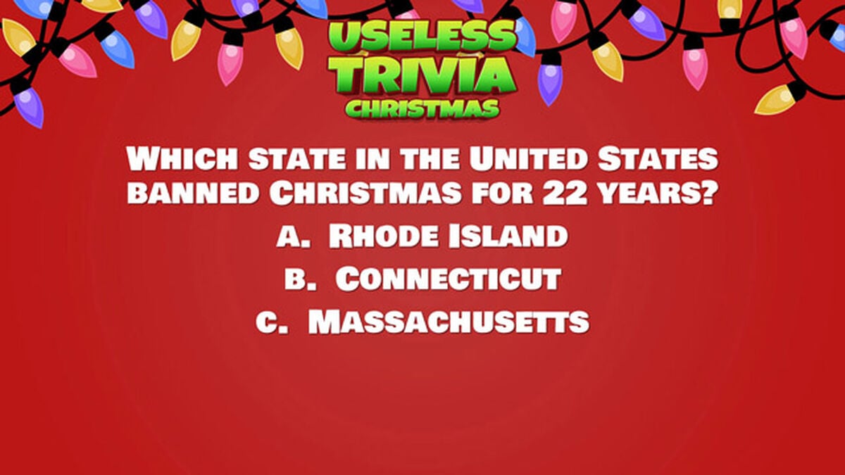 Useless Trivia Christmas image number null